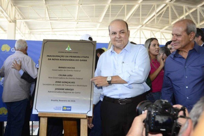 Após reforma, Ibaneis inaugura primeira etapa da rodoviária do Gama e entrega 20 novos ônibus - (crédito: Marcelo Ferreira/CB/DA Press) Após reforma, Ibaneis inaugura primeira etapa da rodoviária do Gama e entrega 20 novos ônibus - (crédito: Marcelo Ferreira/CB/DA Press)