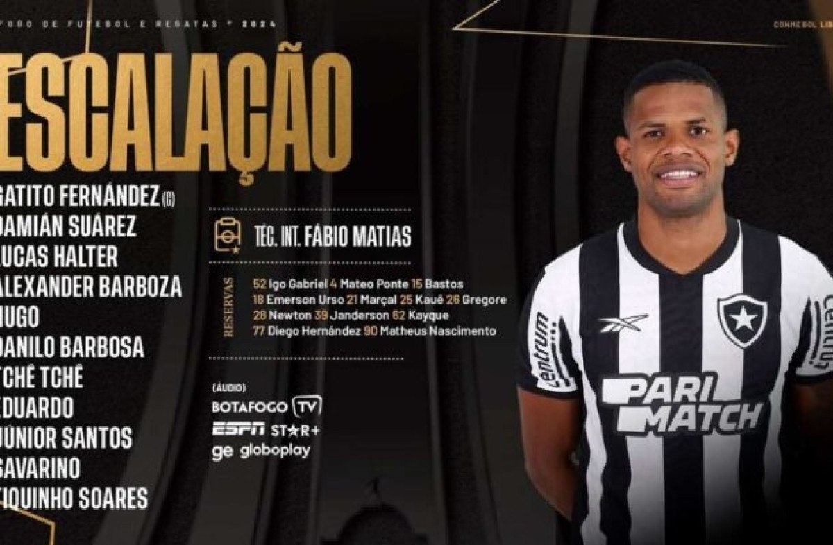 Botafogo definido com Danilo Barbosa e Tchê Tchê contra Aurora, no Niltão