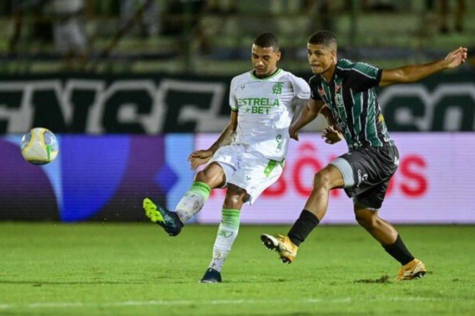 Maringá e América-MG mediram forças nesta quarta-feira, pela primeira rodada da Copa do Brasil -  (crédito: Foto: Mourão Panda/América)