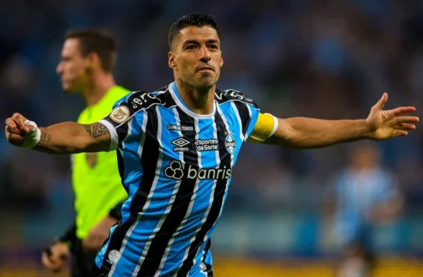 Luis Suárez teve boa temporada com a camisa do Grêmio - (crédito: Foto: Lucas Uebel / Grêmio FBPA) Luis Suárez teve boa temporada com a camisa do Grêmio - (crédito: Foto: Lucas Uebel / Grêmio FBPA)