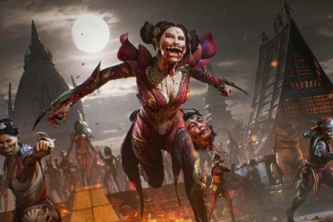 Mileena será a nova chefe do modo Invasões. - (crédito: Reprodução/NetherRealm Studios) Mileena será a nova chefe do modo Invasões. - (crédito: Reprodução/NetherRealm Studios)