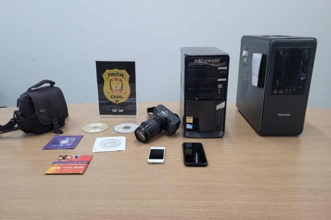 Autor foi preso pela Polícia Civil - (crédito: PCDF/Divulgação) Autor foi preso pela Polícia Civil - (crédito: PCDF/Divulgação)