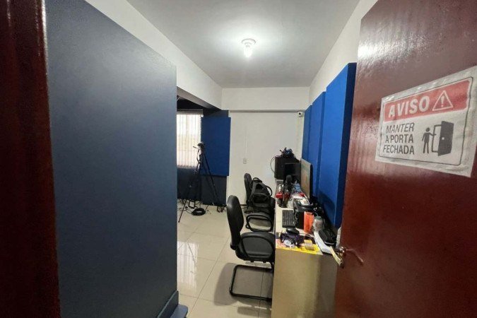 Rádio funcionava sem autorização - (crédito: PF/Divulgação) Rádio funcionava sem autorização - (crédito: PF/Divulgação)