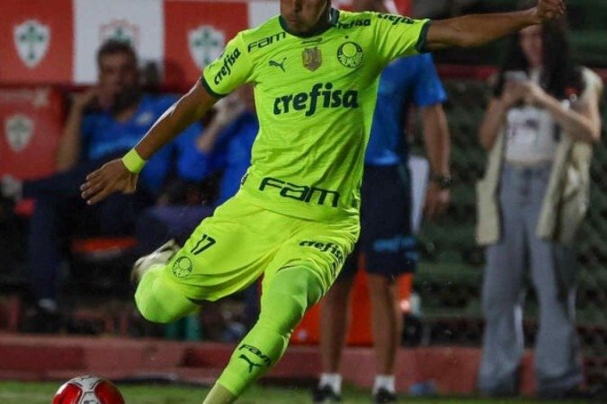 Lázaro agrada em início de Palmeiras - (crédito: Foto: Fabio Menotti/Palmeiras) Lázaro agrada em início de Palmeiras - (crédito: Foto: Fabio Menotti/Palmeiras)