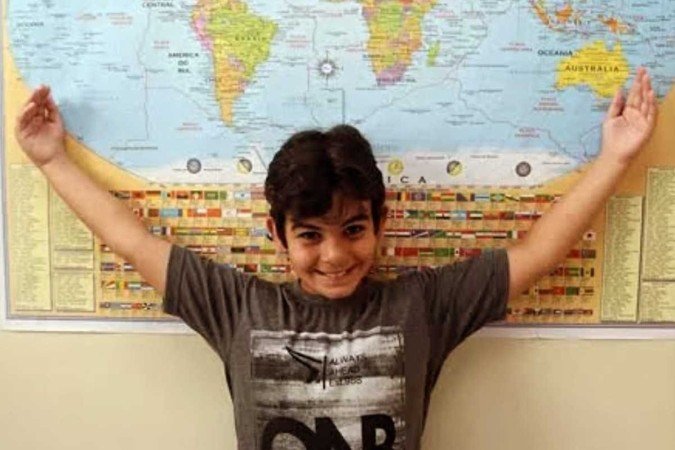 Aos 14 anos, o jovem já havia conquistado 18 aprovações - (crédito: Arquivo pessoal) Aos 14 anos, o jovem já havia conquistado 18 aprovações - (crédito: Arquivo pessoal)
