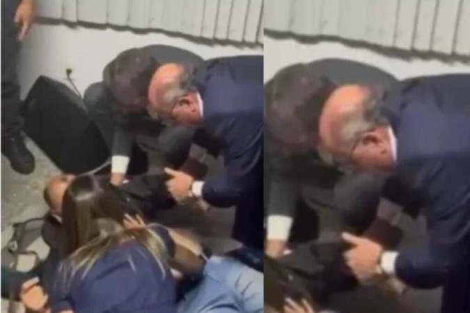 Vídeo: Geraldo Alckmin socorre homem que passou mal durante evento em Manaus -  (crédito: Observatorio dos Famosos)