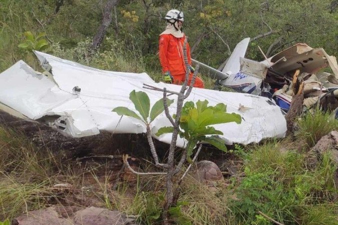 Acidente com avião em Barreiras mata três pessoas -  (crédito: Reprodução / Redes Sociais)