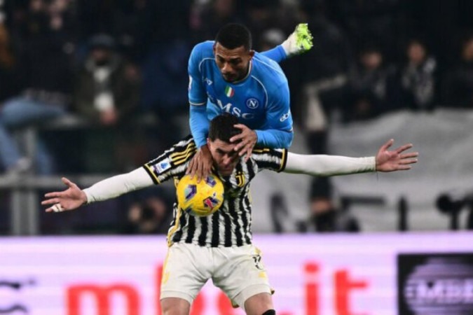 No primeiro turno, Juventus derrotou o Napoli por 1 a 0, com gol de Gatti -  (crédito:  AFP via Getty Images)