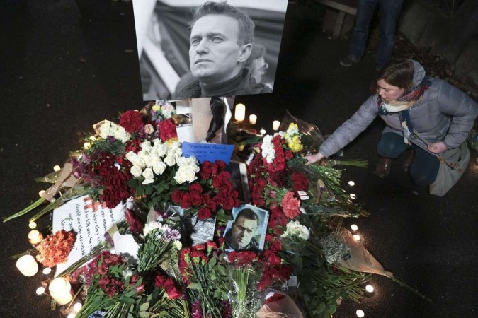 Navalny morreu em 16 de fevereiro na colônia prisional do Ártico, na região russa de Yamalo-Nenets, no norte da Sibéria, onde cumpria pena de 19 anos       -  (crédito: JASON REDMOND / AFP)