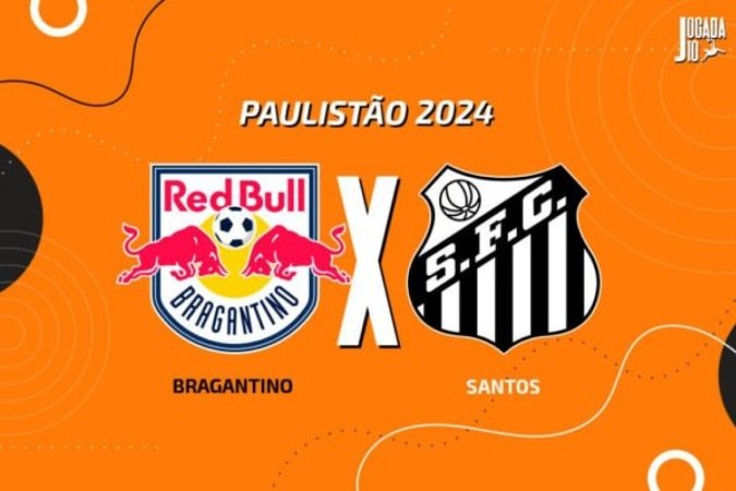 Bragatrino x Santos -  (crédito: Foto: Arte Jogada10)