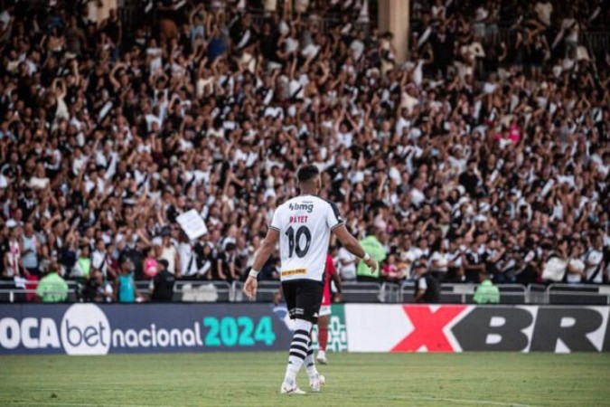 Payet comentou sobre sua forma física e revelou objetivos para a temporada -  (crédito: Foto: Leandro Amorim/Vasco)