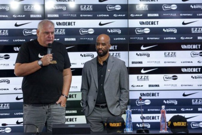 Rubão e Fabinho foram denunciados no TJD - (crédito: Foto: Rodrigo Coca/Agência Corinthians) Rubão e Fabinho foram denunciados no TJD - (crédito: Foto: Rodrigo Coca/Agência Corinthians)