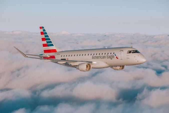Embraer recebe encomenda de até 133 jatos feita pela American Airlines