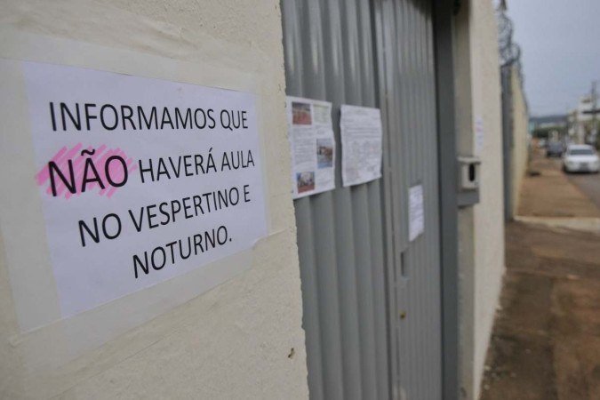 Aulas foram suspensas para investigação no local