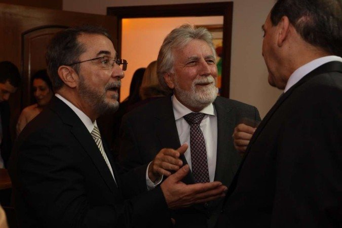  Presidente do Correio, Guilherme Machado, e o presidente do TJDFT, José Cruz Macedo
