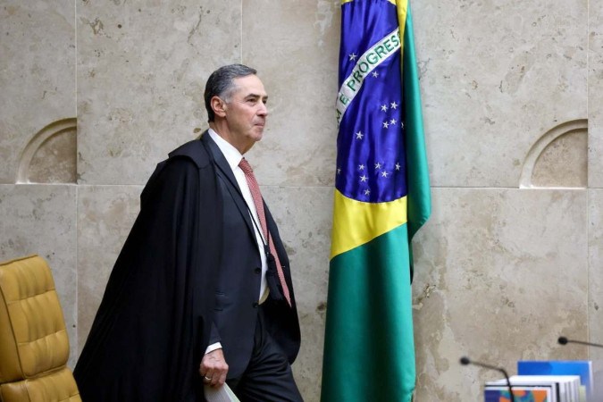 O ministro Luís Roberto Barroso tem um encontro marcado com membros da Frente Parlamentar Evangélica. -  (crédito: Gustavo Moreno/SCO/STF)