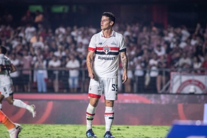 James mira sequÃªncia no SÃ£o Paulo -  (crédito:  GUILHERME VEIGA)