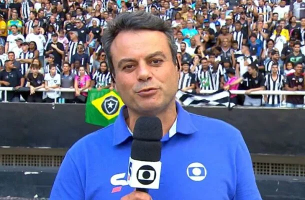 Eric Faria elogiou a camisa da Raposa  -  (crédito: Foto: Reprodução/ TV Globo)