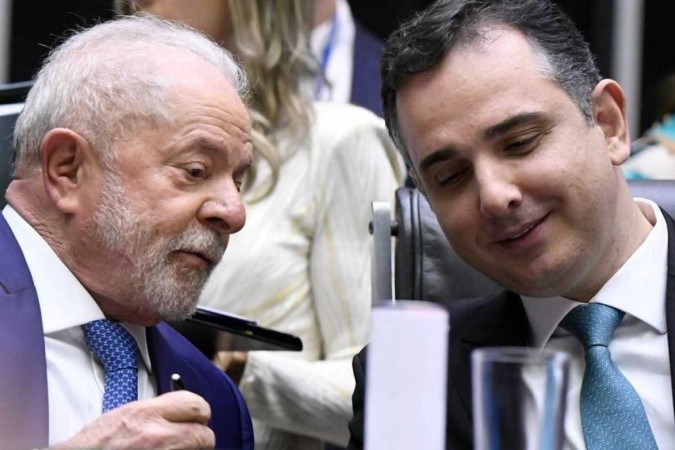 O objetivo da agenda de Lula e Pacheco é melhorar as relações entre os Poderes Executivo e Legislativo -  (crédito: Jefferson Rudy/Agência Senado)