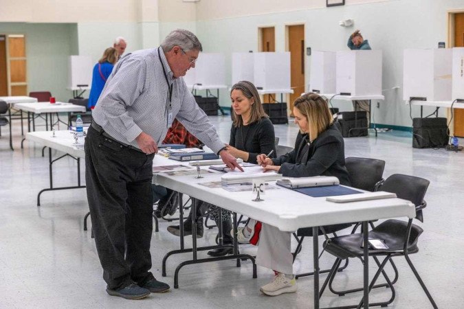 Nos EUA, 15 estados e um território realizam as eleições primárias na Superterça       -  (crédito: GRANT BALDWIN / GETTY IMAGES NORTH AMERICA / GETTY IMAGES VIA AFP)