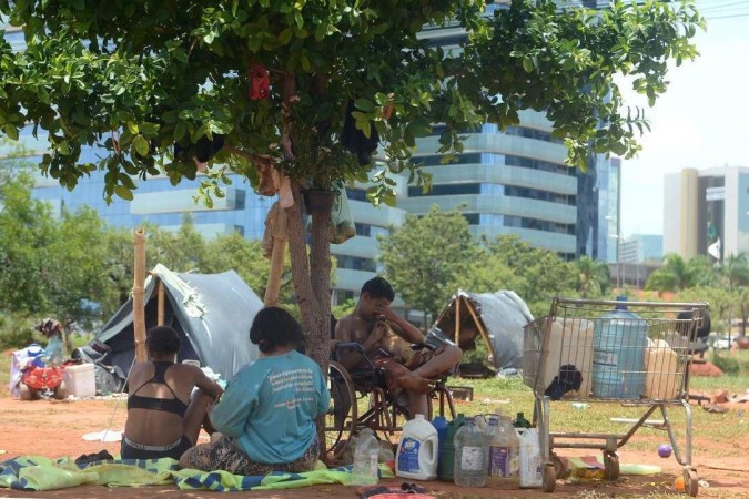 Dados oficiais indicam haver 2,9 mil pessoas em situação de rua -  (crédito:  Ed Alves/CB)