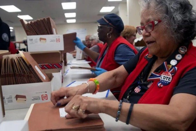 Super Terça deixa Trump perto da revanche contra Biden; veja os resultados -  (crédito: Getty Images)