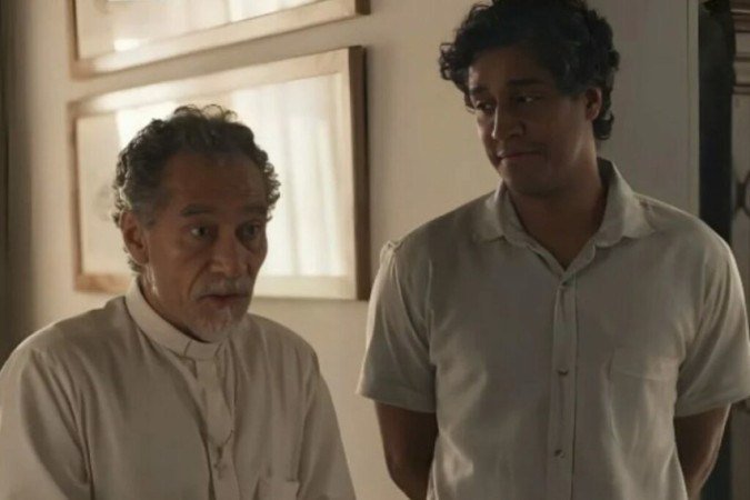 'Renascer': morte de Padre Santo terá abordagem diferente da 1ª versão - (crédito: Reprodução/TV Globo) 'Renascer': morte de Padre Santo terá abordagem diferente da 1ª versão - (crédito: Reprodução/TV Globo)
