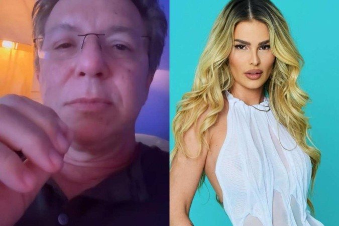 Boninho e Yasmin Brunet - (crédito: Reprodução Instagram) Boninho e Yasmin Brunet - (crédito: Reprodução Instagram)