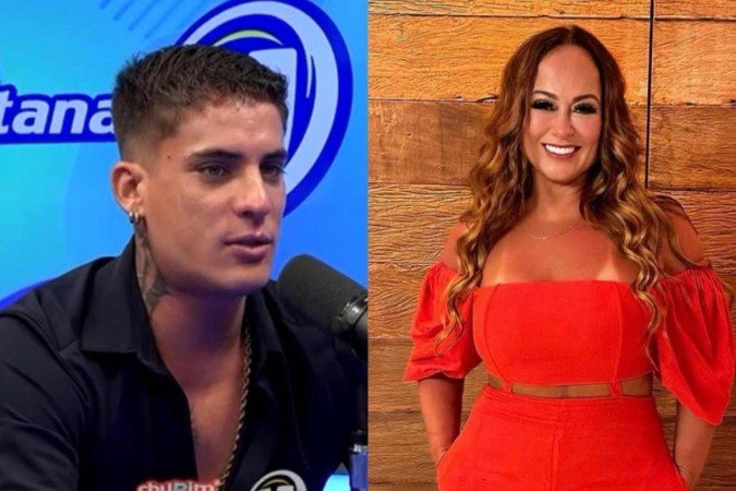 Tiago Ramos e Nadine Gonçalves - (crédito: Reprodução Chupim) Tiago Ramos e Nadine Gonçalves - (crédito: Reprodução Chupim)