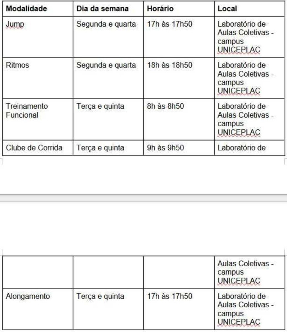 UNICEPLAC oferece serviços gratuitos à comunidade, inscrições estão abertas