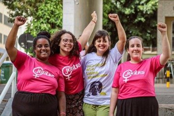  Juntas: luta anticapitalista, antifascista e antirracista -  (crédito: Fotos: Kayo Magalhães/CB/D.A Press)