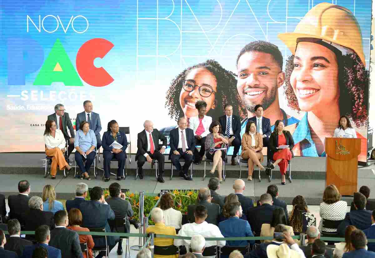 Apresentação do resultado do Novo PAC Seleções 2023  -  (crédito: Ed Alves/ CB/ D.APress)