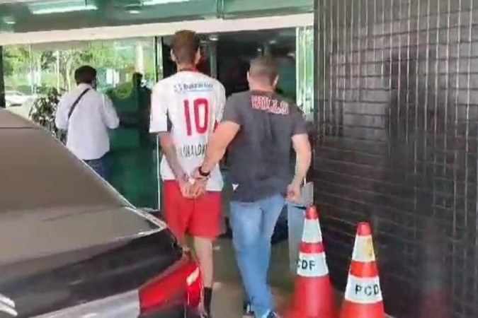 Homem foi preso -  (crédito: PCDF/Divulgação)