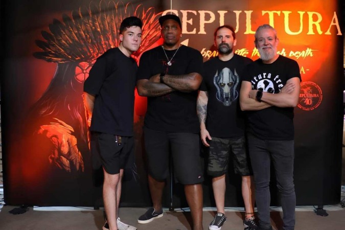 Nova formação do Sepultura para a turnê de despedida -  (crédito: Trovoa Comunicação/Divulgação)