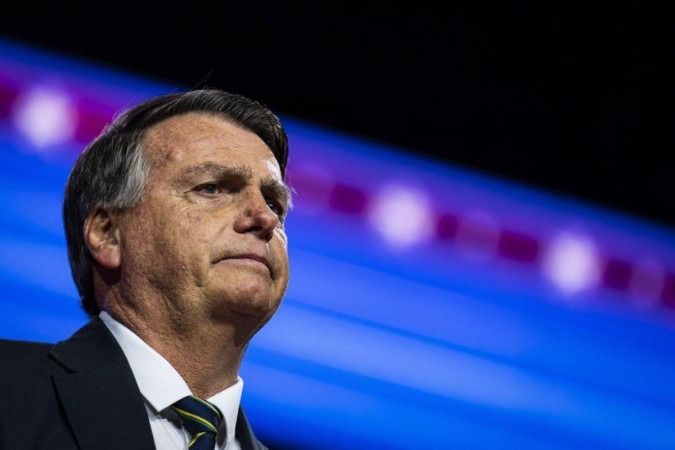 Bolsonaro convocou os brasileiros que moram em Portugal a votar em Ventura -  (crédito: Getty Images)