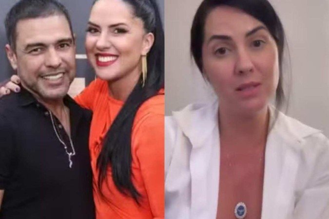 Graciele Lacerda e Zezé Di Camargo -  (crédito: Reprodução Instagram)