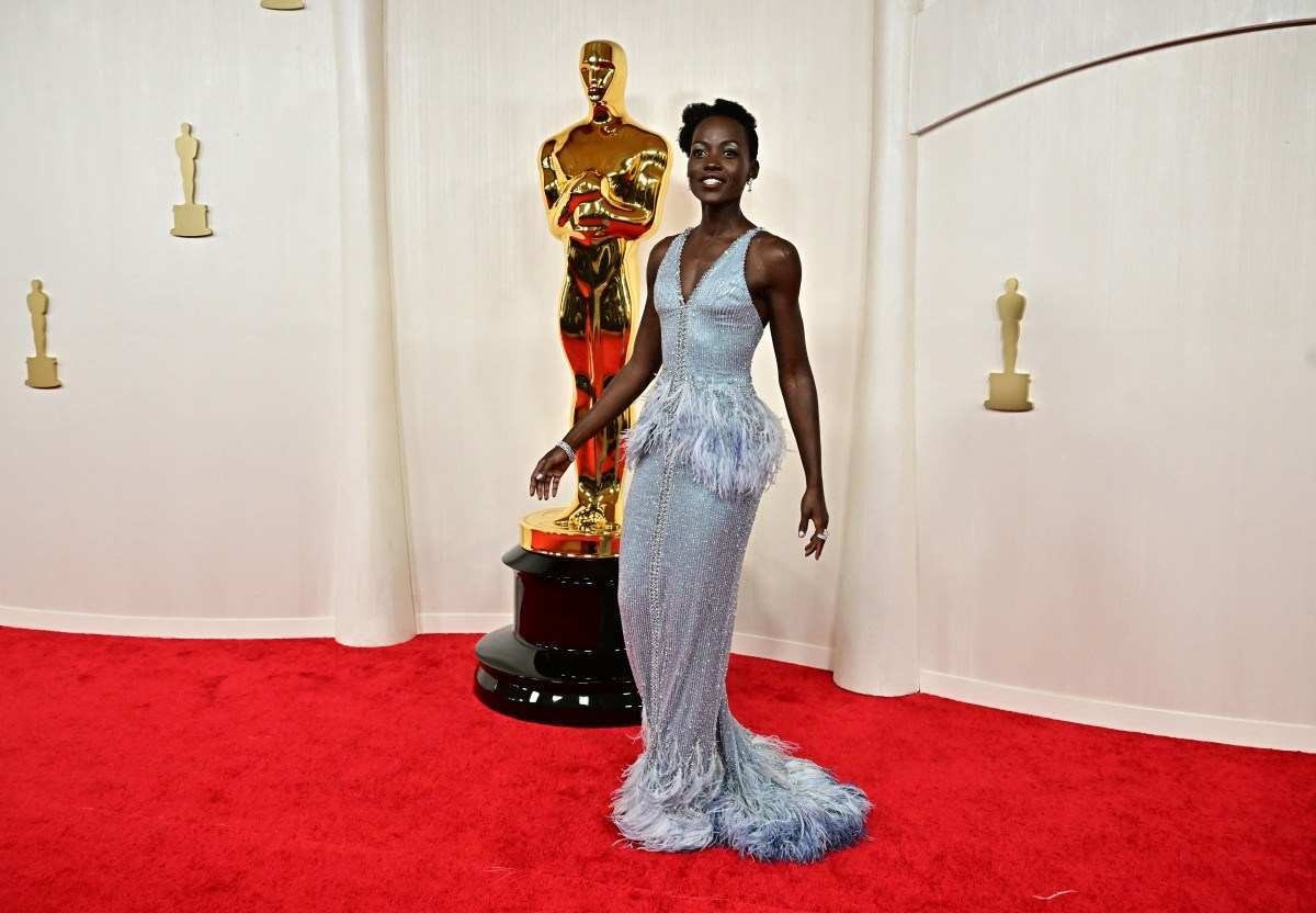  Kenyan-Mexican actress and film director Lupita Nyongo attends the 96th Annual Academy Awards at the Dolby Theatre in Hollywood, California on March 10, 2024. (Photo by Frederic J. Brown / AFP)       