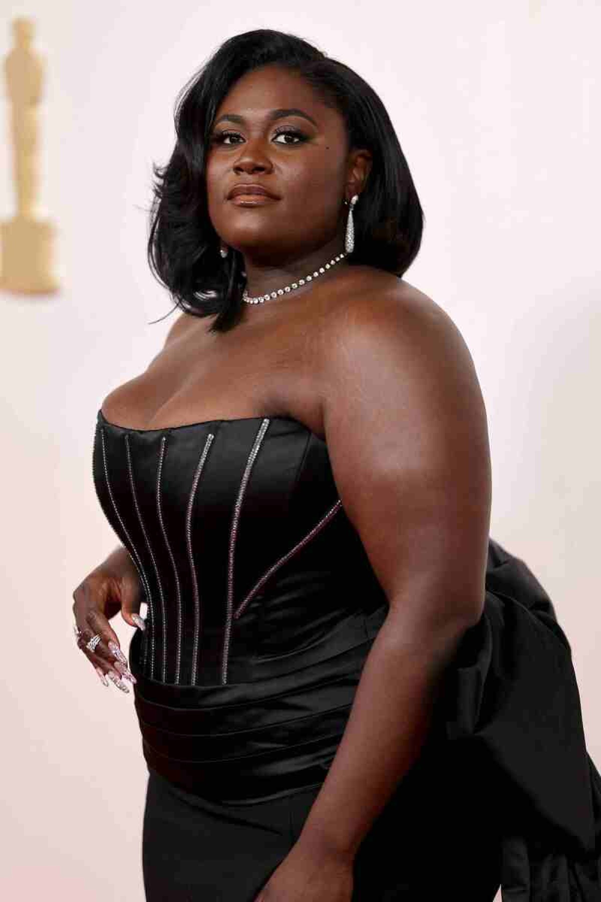  HOLLYWOOD, CALIFORNIA - MARCH 10: Danielle Brooks attends the 96th Annual Academy Awards on March 10, 2024 in Hollywood, California.   Mike Coppola/Getty Images/AFP (Photo by Mike Coppola / GETTY IMAGES NORTH AMERICA / Getty Images via AFP)       