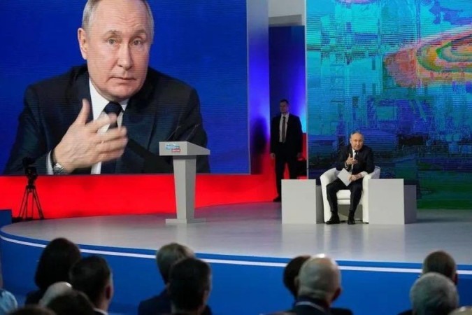 Muitos russos não conseguem imaginar outra pessoa, que não Putin, no Kremlin -  (crédito: EPA)