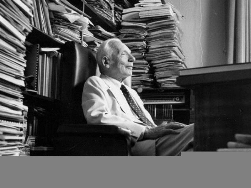 O fÃ­sico Joseph Rotblat (1908-2005), ganhador do PrÃªmio Nobel da Paz em 1995 -  (crédito: Getty Images)