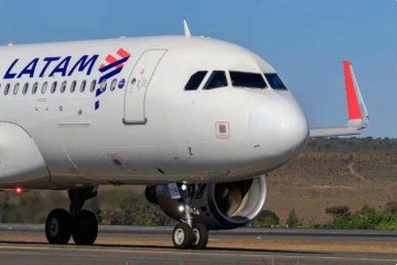 A partir de outubro, os voos de Brasília a Curitiba operados pela Latam aumentam de 14 para 21 por semana -  (crédito: Latam/Divulgação)