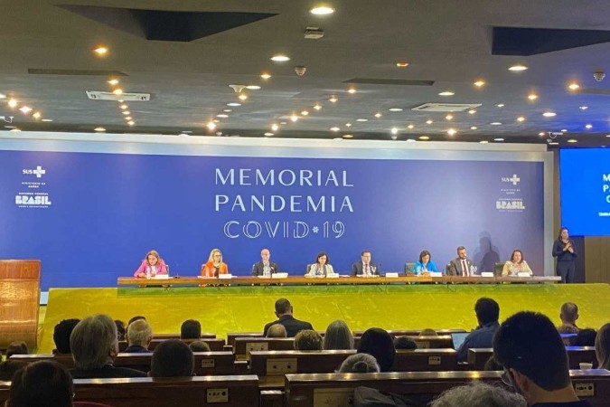 O Ministério da Saúde promoveu reunião para discutir a criação do Memorial da Pandemia da Covid-19 -  (crédito: Mayara Souto/CB/D.A. Press)