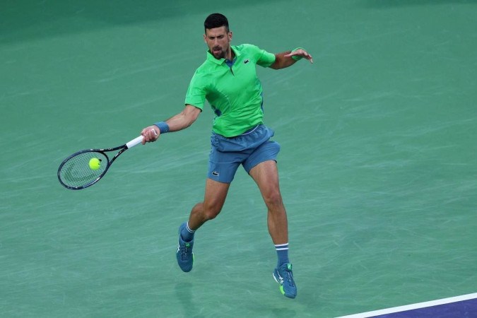 Djokovic analisou o seu rival e viu muitas qualidades no estilo de jogo e também na postura em quadra  -  (crédito: CLIVE BRUNSKILL / GETTY IMAGES NORTH AMERICA / Getty Images via AFP)