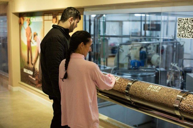 A fábrica da Nugali conta, diariamente, com visita autoguiada para os turistas
