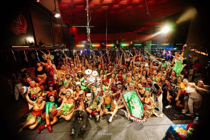 Calango Careta no carnaval brasiliense - (crédito: Heizzo) Calango Careta no carnaval brasiliense - (crédito: Heizzo)