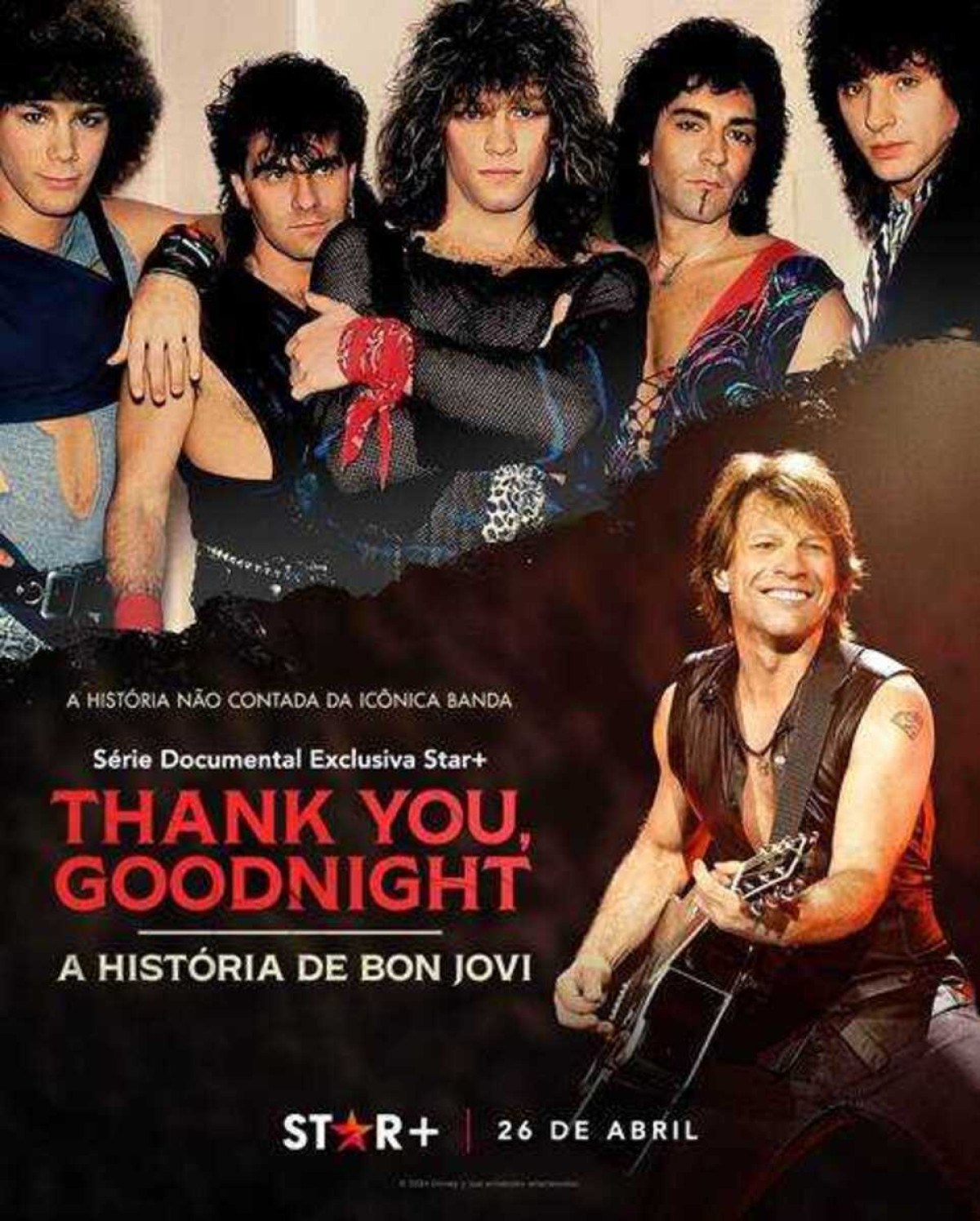 Star+ revela trailer de série documental sobre a banda Bon Jovi 