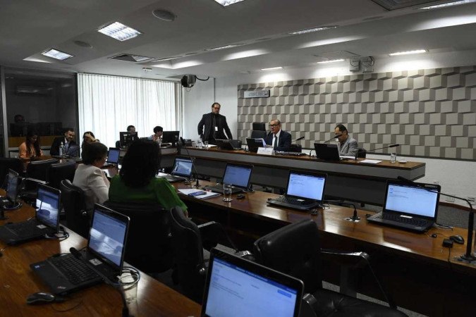Relatório do projeto foi feito pelo senador Jorge Kajuru -  (crédito: Roque de Sá/Agência Senado)