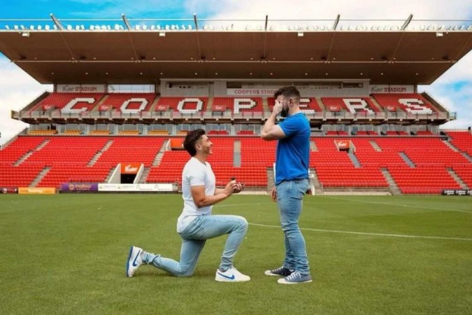 Aos 24 anos, Josh Cavallo se destaca no mundo do futebol na Autralia -  (crédito: Reprodução Instagram Josh Cavallo)