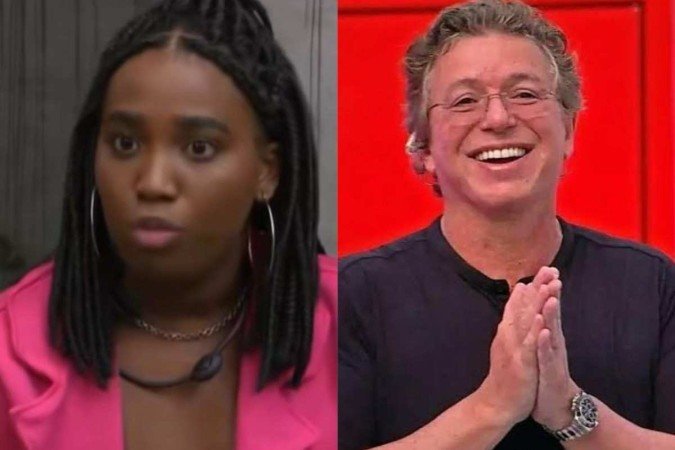 Leidy e Boninho - (crédito: Reprodução Globo) Leidy e Boninho - (crédito: Reprodução Globo)