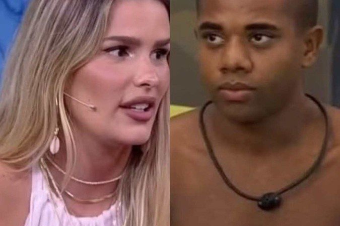 Yasmin Brunet e Davi Brito - (crédito: Reprodução TV Globo) Yasmin Brunet e Davi Brito - (crédito: Reprodução TV Globo)